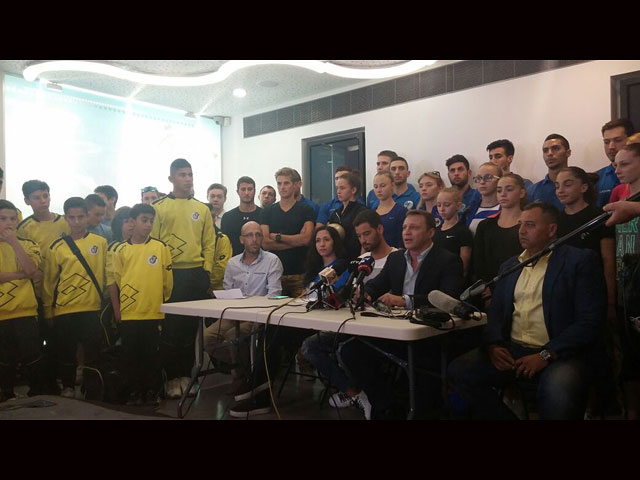 В здании олимпийского комитета в Тель-Авиве прошла акция протестов спортсменов  
