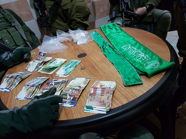 Ночные операции ЦАХАЛа: конфискованы оружие и деньги террористов  