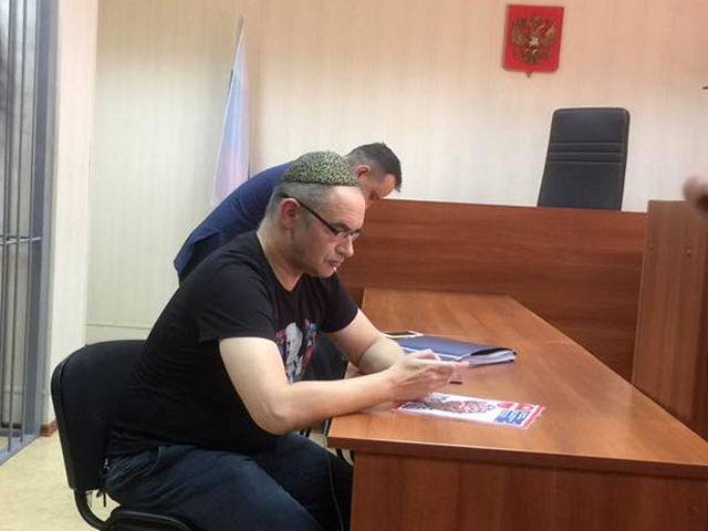 Антон Носик в суде. Москва, 3 октября 2016 года 
