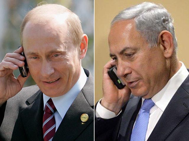 Путин побеседовал по телефону с Нетаниягу и с Роухани