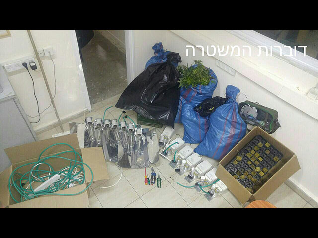 Полиция провела операцию по борьбе с торговлей наркотиками на севере Израиля  