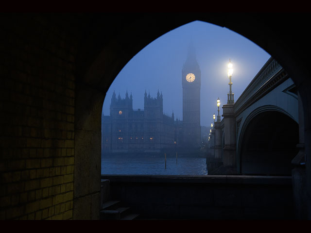 Зимний туман в Англии