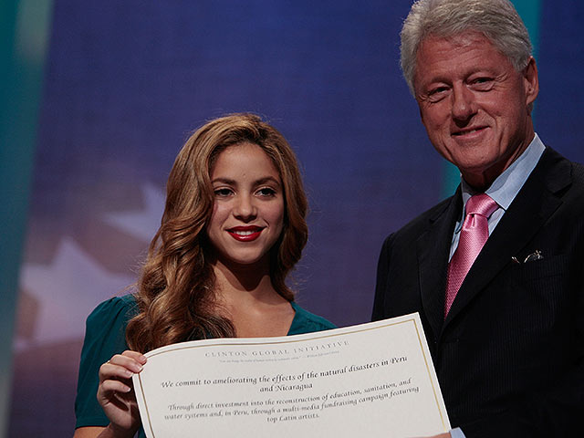 С Биллом Клинтоном в 2007-м