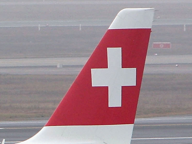 Самолет швейцарской компании Swiss