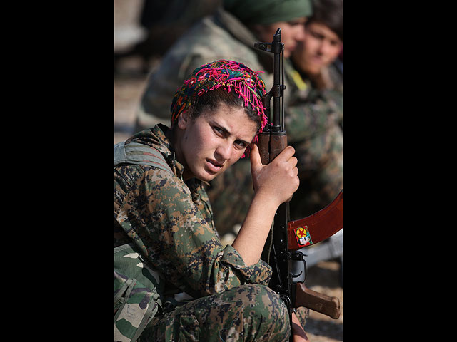 Курдские ополченки в Сирии 