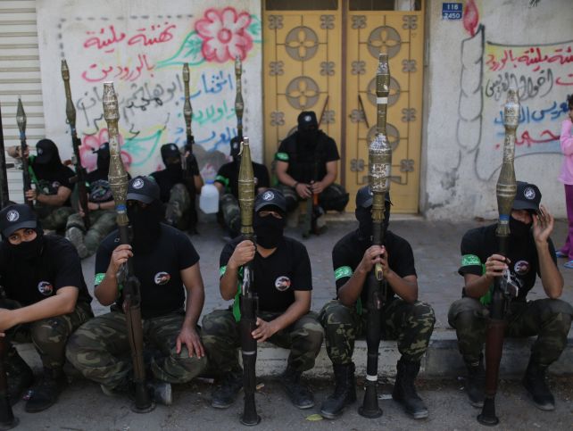 Парад боевиков в секторе Газы