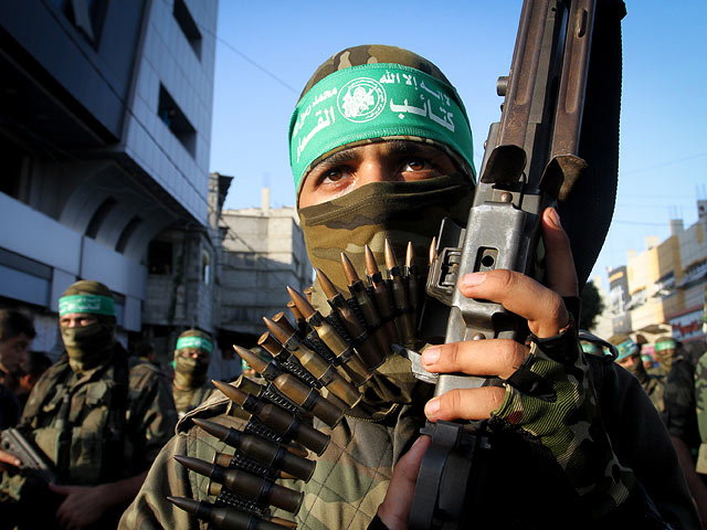 Боевики ХАМАС в секторе Газы
