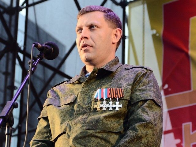 Лидер ДНР Александр Захарченко