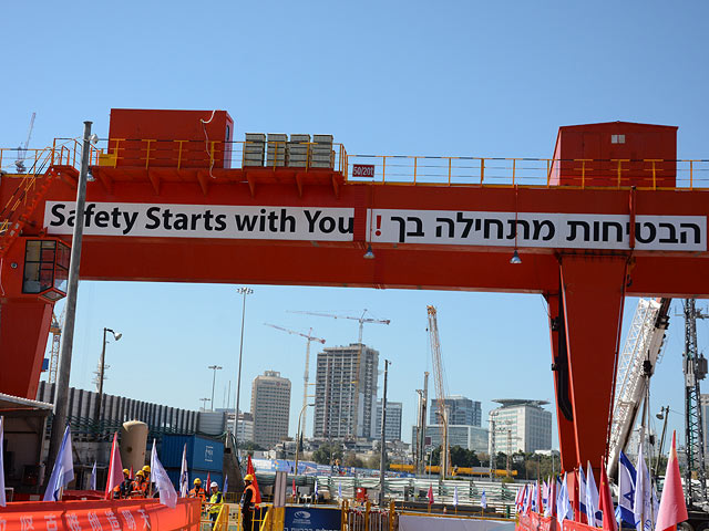 Началось строительство "красной" линии тель-авивского метрополитена  