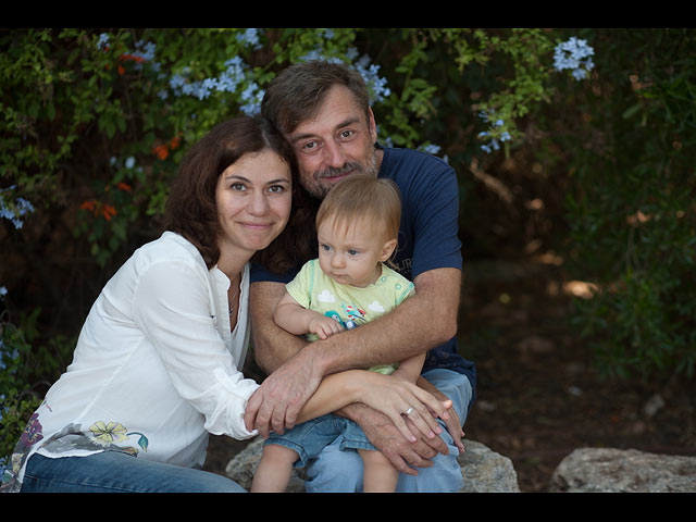 Алина Ребель с мужем и сыном