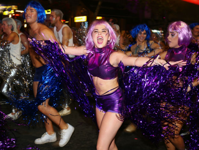 Парад гордости на фестивале Марди Гра в Сиднее. 4 марта 2017 года