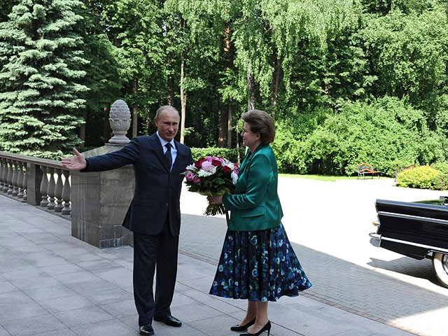 На встрече с Владимиром Путиным в 2013 году
