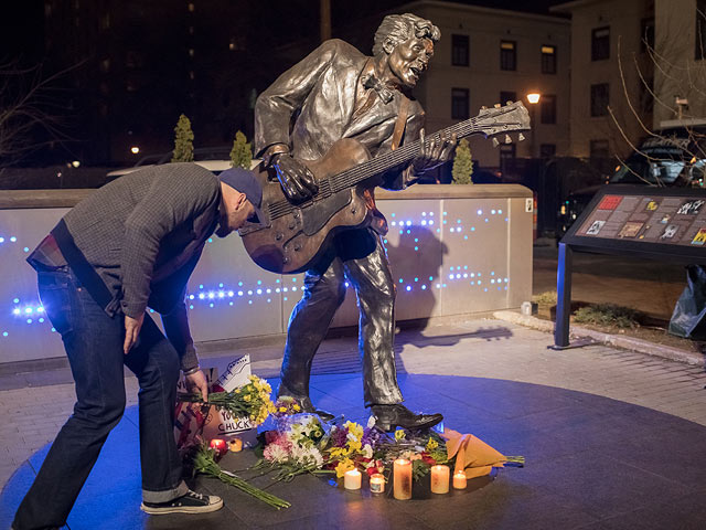 Мемориал Чака Берри в Сент-Луисе, Миссури. 18 марта 2017 года
