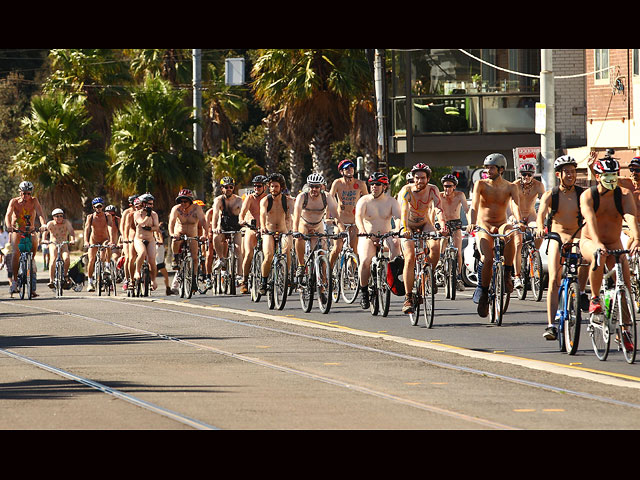 Голый велопробег в Мельбурне, 2016 год  