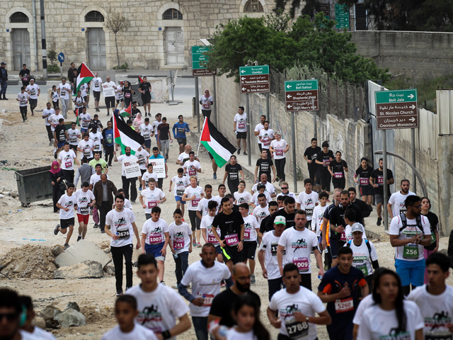 5-й Палестинский марафон. Бейт-Лехем (Вифлеем), 31 марта 2017 года