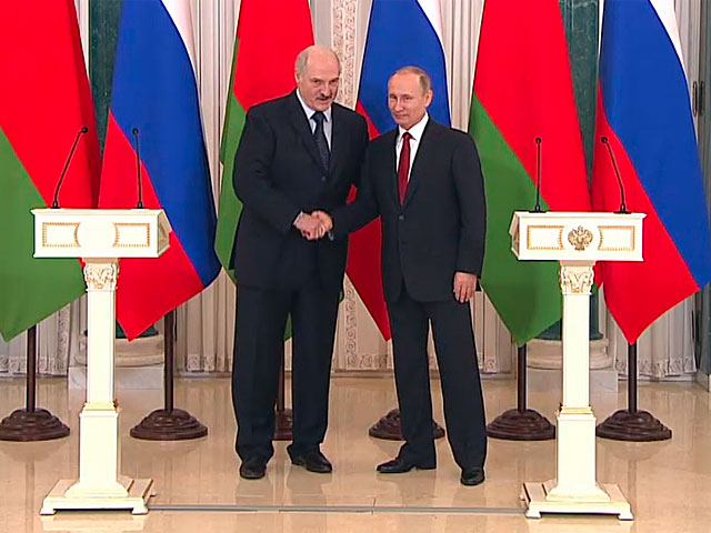 Встреча Александра Лукашенко и Владимира Путина