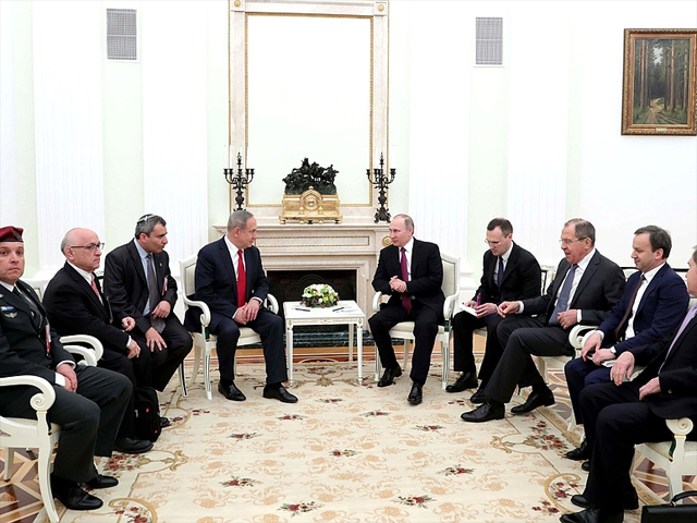 Переговоры Нетаниягу и Путина в Москве. 9 марта 2017 года