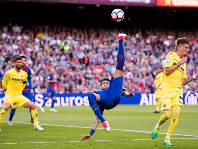 Лионель Месси забил два мяча. "Барселона" разгромила "Вильярреал"