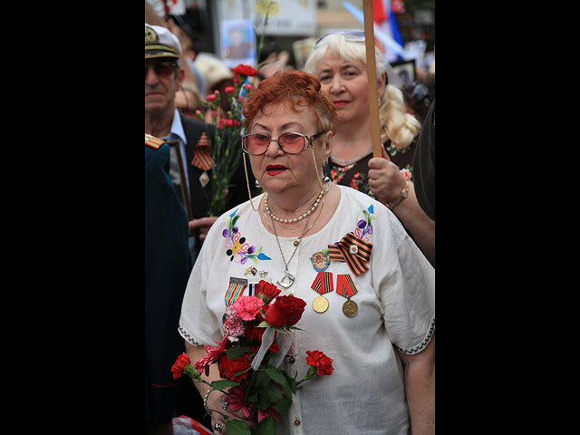 Парад в честь Дня Победы в Хайфе