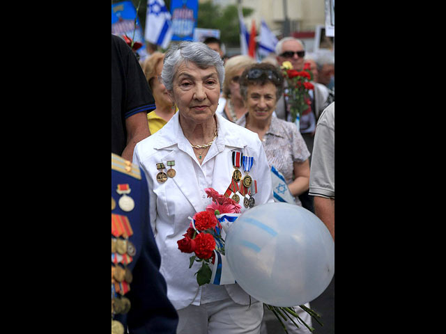 Парад в честь Дня Победы в Хайфе