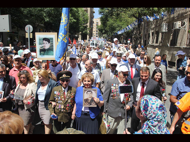 Парад в честь Дня Победы в Иерусалиме