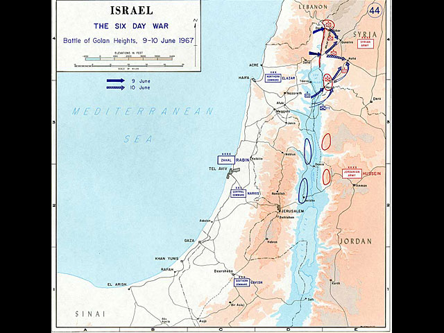 Операции на Сирийском фронте, 9-10 июня 1967 года