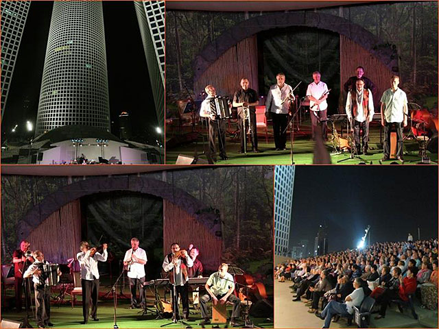 &#8232;Открылся летний сезон концертов на крыше центра "Азриэли"    