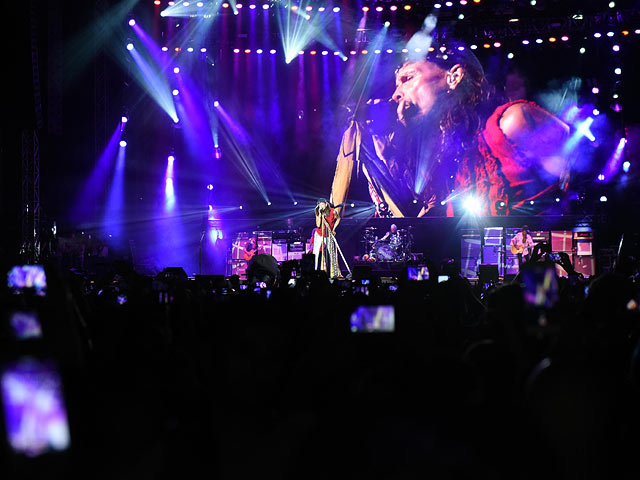 Концерт Aerosmith в Тель-Авиве