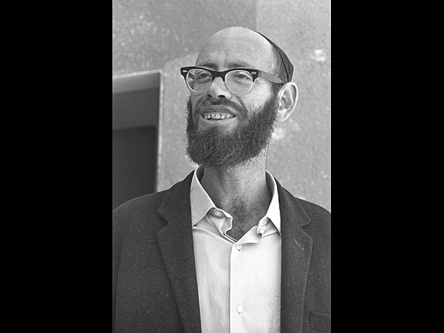 Один из основателей еврейского квартала в Хевроне раввин Моше Левингер. 1968 год