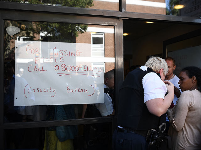 Пожар в 120-квартирном доме Grenfell Tower