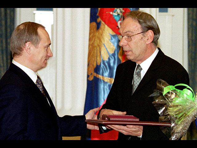 Владимир Путин и Алексей Баталов  