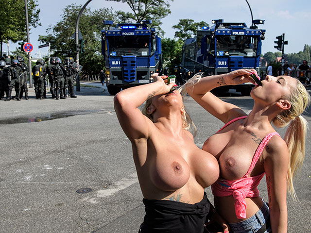 Беспорядки во время саммита G20. Гамбург, июль 2017 года   