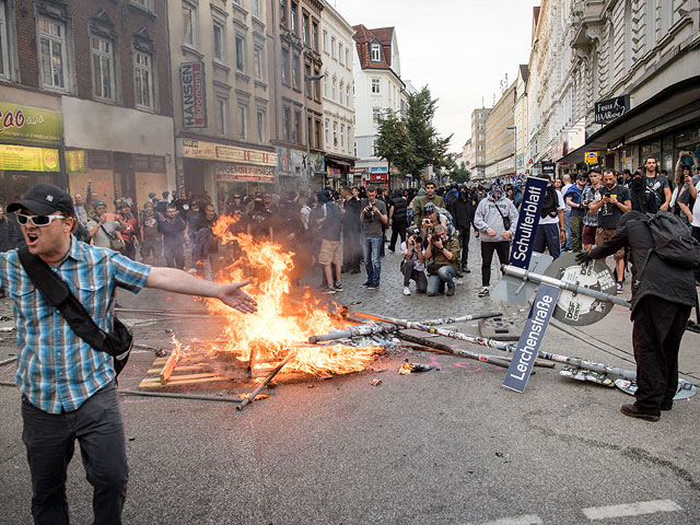 Беспорядки во время саммита G20. Гамбург, июль 2017 года 