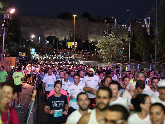 ХХ Маккабиада: ночной забег в Иерусалиме