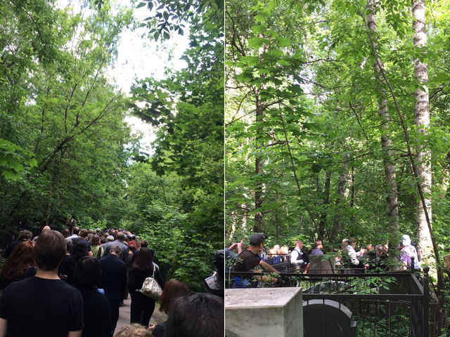 Антон Носик похоронен на еврейском кладбище в Москве