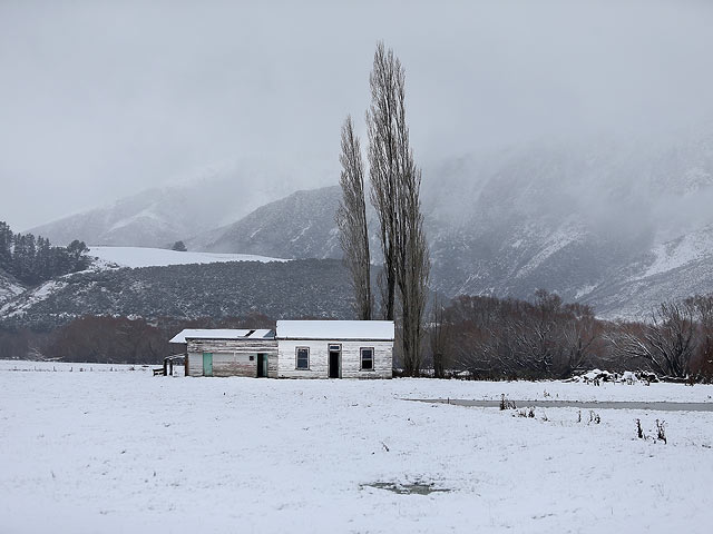 Зимний шторм в Новой Зеландии