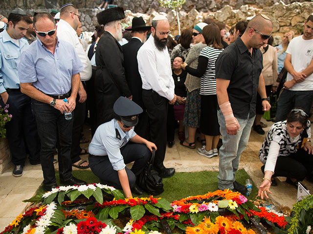 Похороны Баруха Мизрахи. 16 апреля 2014 года  
