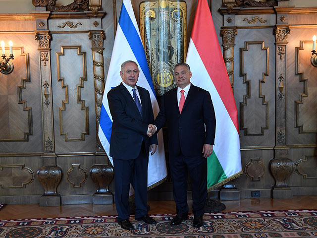 Встреча Биньямина Нетаниягу с Виктором Орбаном. Будапешт, 18 июля 2017 года