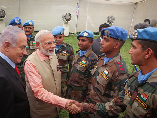 Первый в истории визит премьер-министра Индии Нарендры Моди в Израиль  