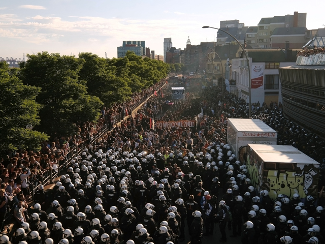 Беспорядки во время саммита G20. Гамбург, июль 2017 года