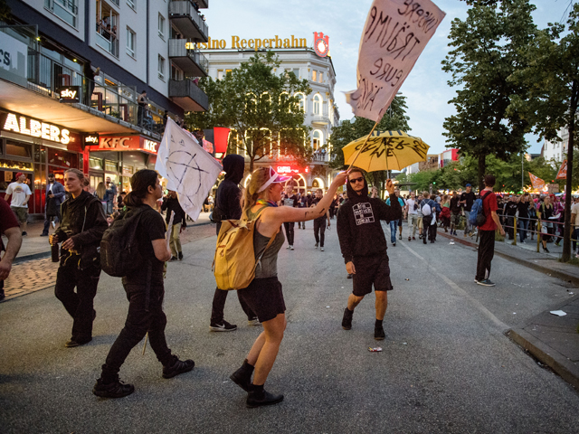 Беспорядки во время саммита G20. Гамбург, июль 2017 года