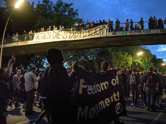 Беспорядки во время саммита G20. Гамбург, июль 2017 года