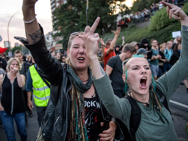Беспорядки во время саммита G20. Гамбург, июль 2017 года