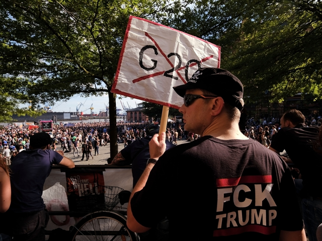 Беспорядки во время саммита G20. Гамбург, июль 2017 года