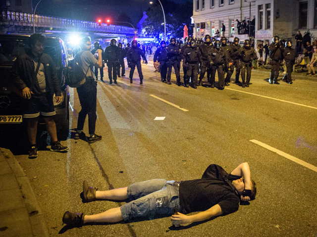 Беспорядки во время саммита G20. Гамбург, июль 2017 года