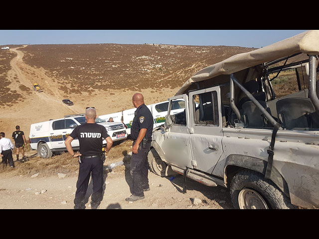 Джип с туристами опрокинулся возле Гуш-Халав: пострадали семь человек  