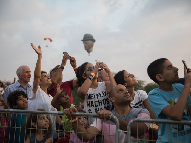 "Ван Гог" и другие воздушные шары на фестивале в Негеве. 11 августа 2017 года