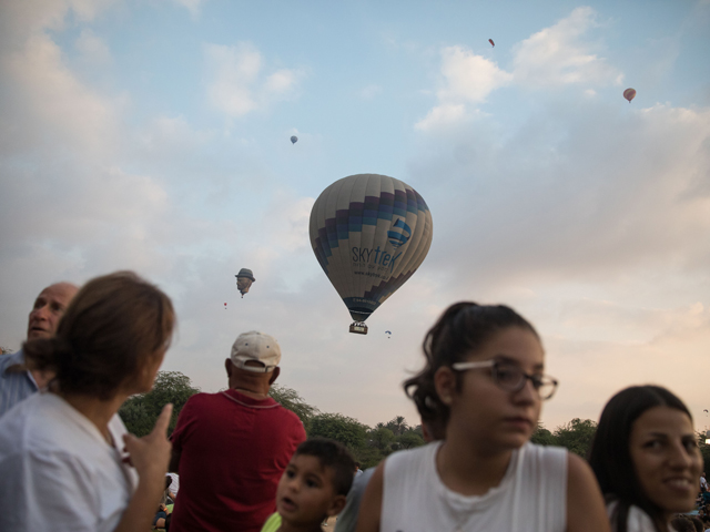 "Ван Гог" и другие воздушные шары на фестивале в Негеве. 11 августа 2017 года
