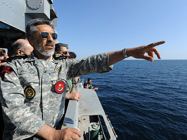 Командующий ВМС Исламской республики Иран контр-адмирал Хабибулла Сайяри   