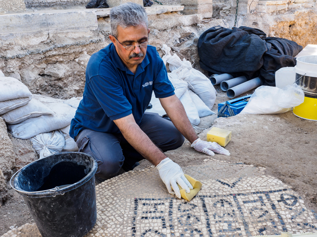 Раскопки около Шхемских ворот в Иерусалиме